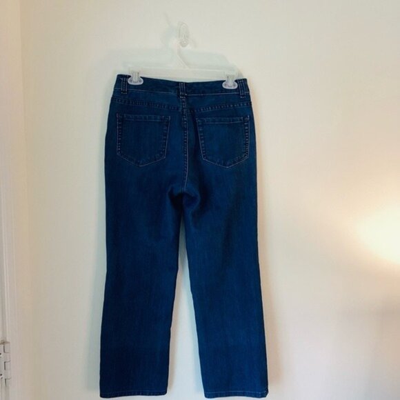 Coldwater Creek Straight Leg Medium Wash Jeans Size 4 - Picture 2 of 9